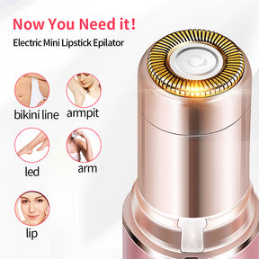 1PC ELECTRIC HAIR REMOVAL MACHINE EYEBROW TRIMMER HOT SALES PORTABLE LIPSTICK SHAVER WOMEN'S HAIR REMOVER MINI SHAVER EPILATOR